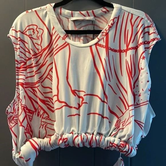 NWT Christopher Esber - Sculpted Twisted Tank Dress In Odyssey Print - Picture 7 of 13